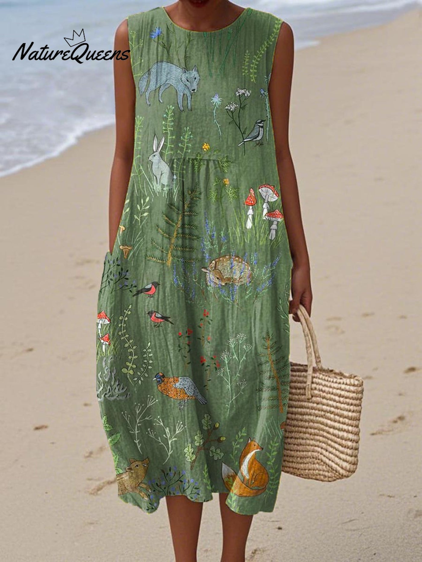 Lindy | Vestido con estampado animales