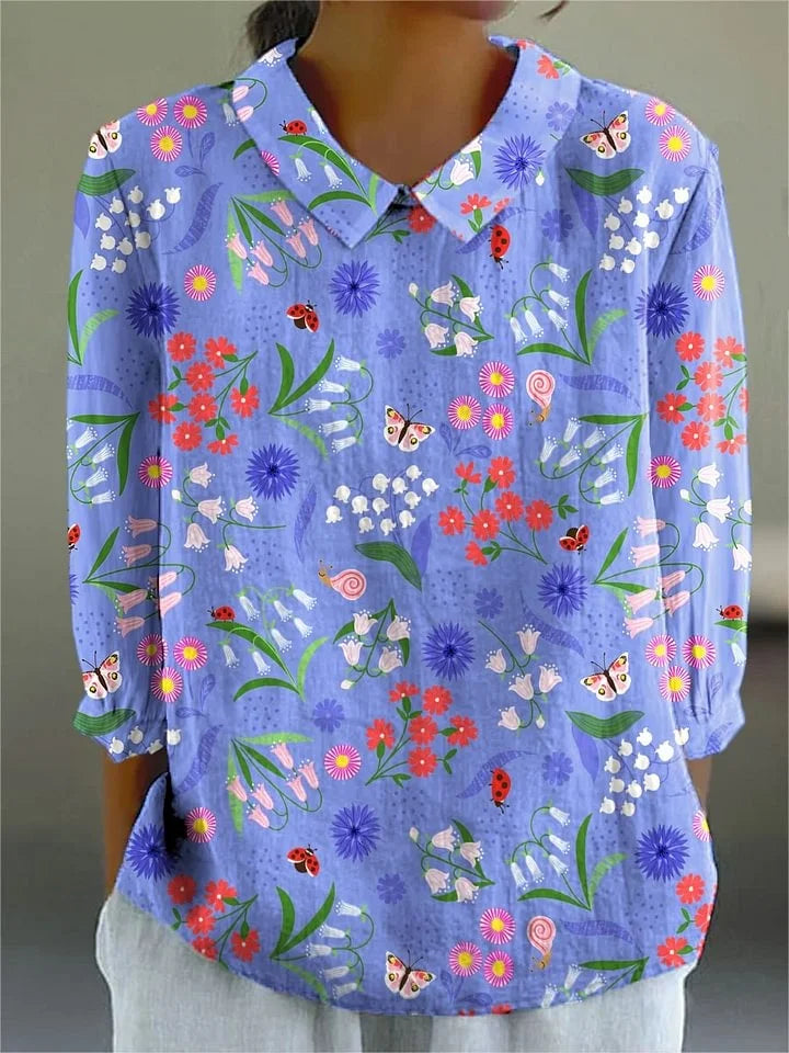 Eden | Blusa vintage colorida