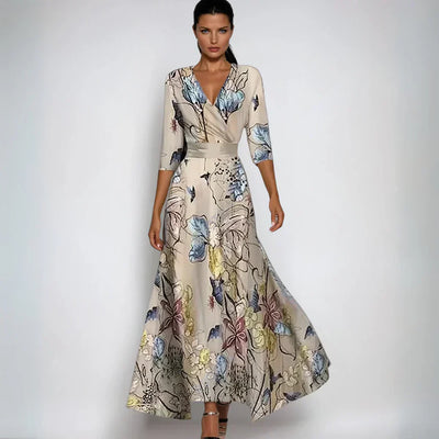 Lara - Elegante vestido floral
