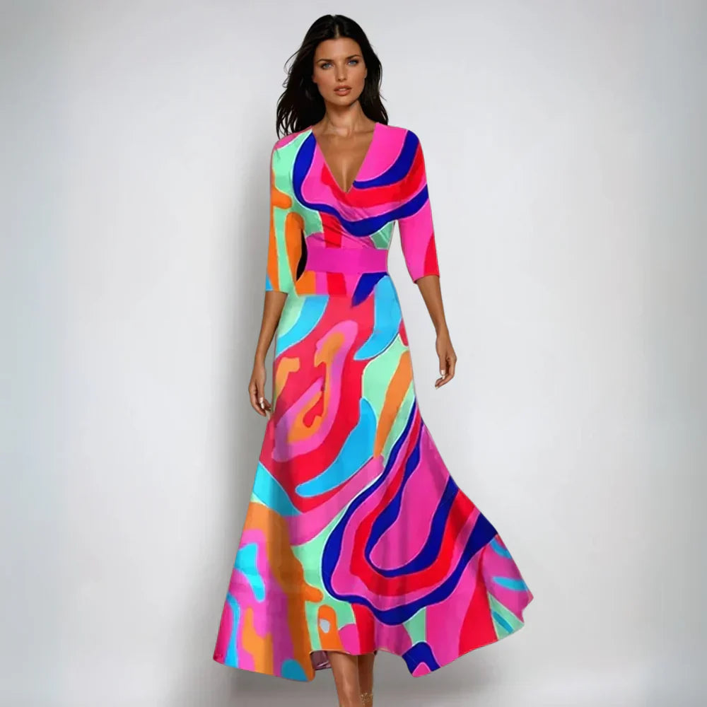 Lara - Elegante vestido floral