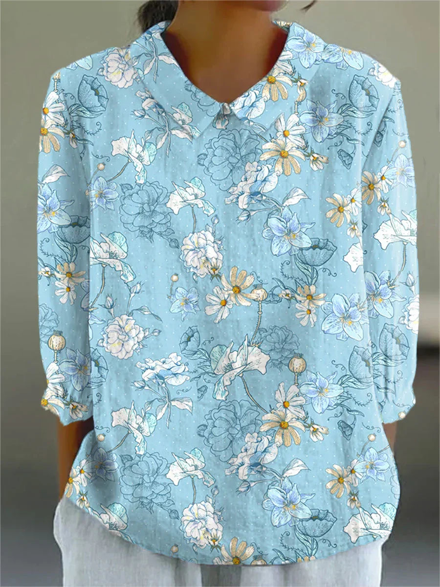 Cleo | Blusa vintage colorida
