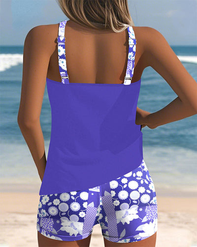 Candela | Bañador de dos piezas con ajuste cómodo y estilo playero floral