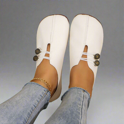 Elicia - Mocasines de ante de cabra premium