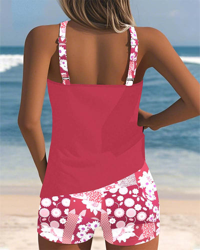 Candela | Bañador de dos piezas con ajuste cómodo y estilo playero floral