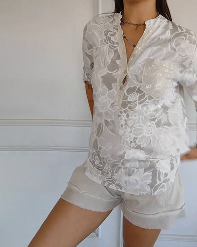 Charie | Blusa con estampado floral