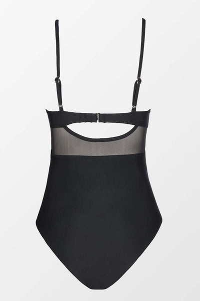 Casey | Bañador de una pieza para mujer con transparencias moldeadoras