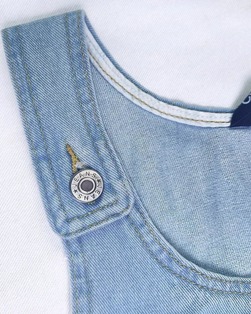 Crisann | Vestido de verano de denim práctico y ligero