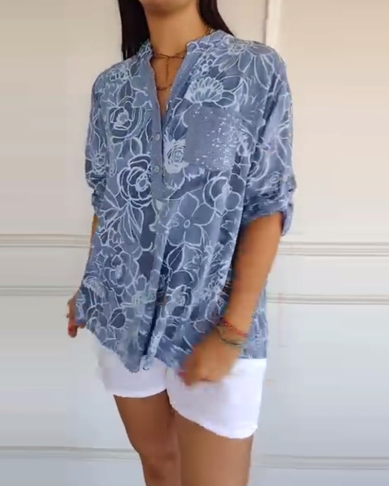 Charie | Blusa con estampado floral