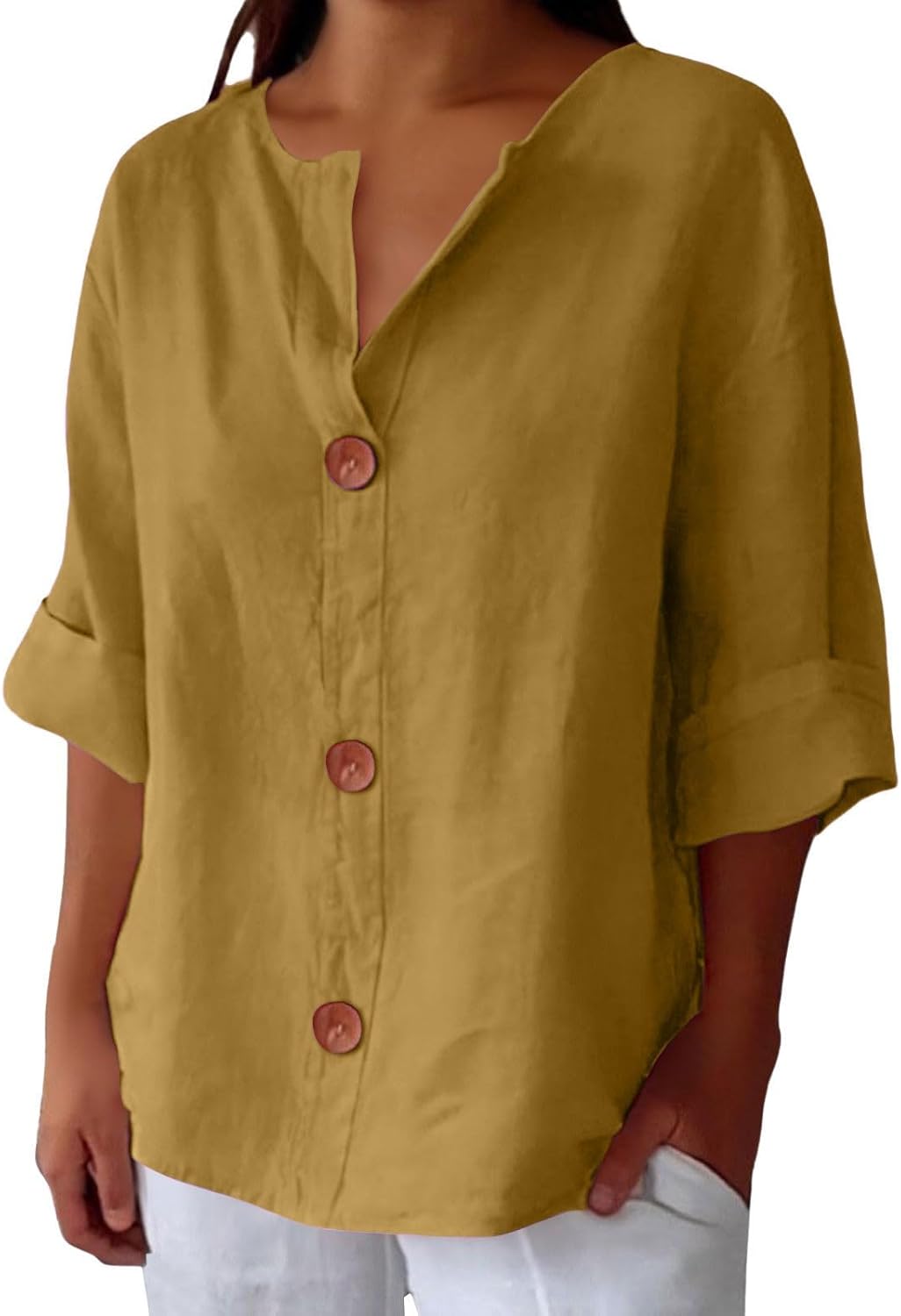 Dirica | Blusa casual de lino