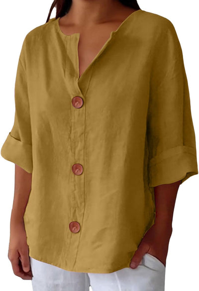 Dirica | Blusa casual de lino