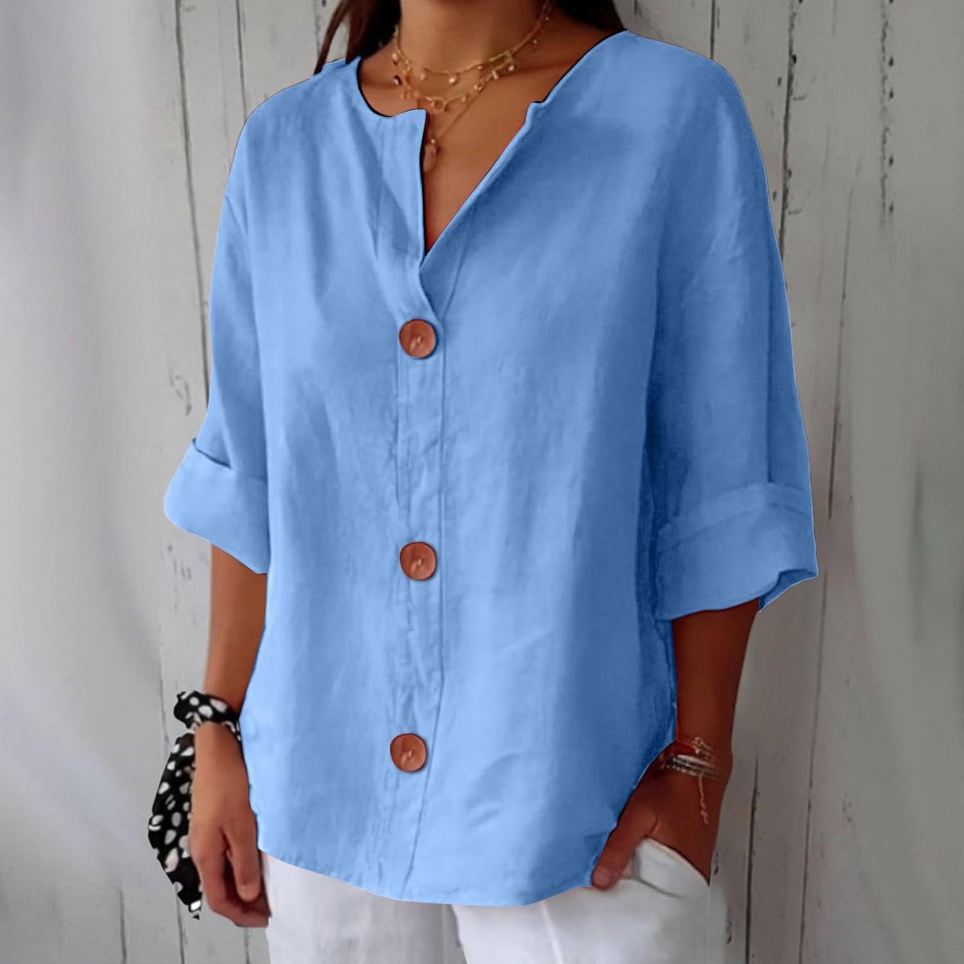 Dirica | Blusa casual de lino