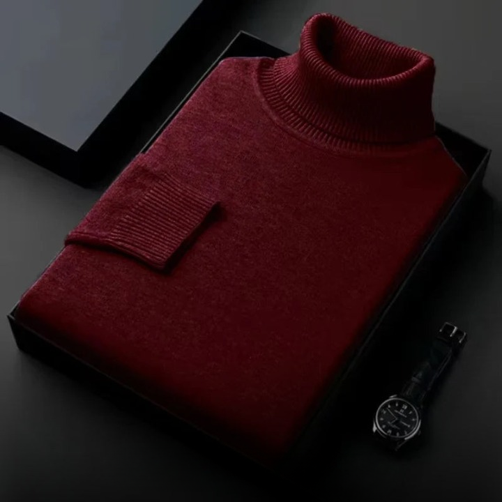 Leon | Suéter de Cuello Alto de Cachemira