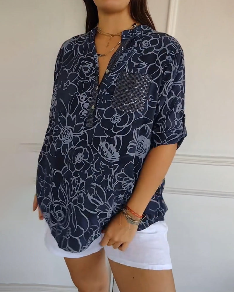 Charie | Blusa con estampado floral