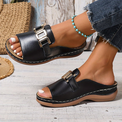 Alise - Sandalia cómoda con suela de cuña