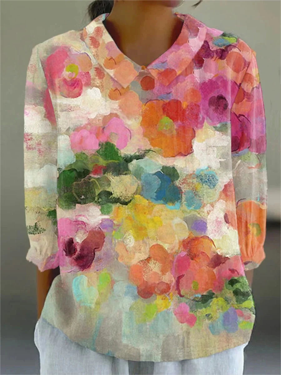Caren | Blusa vintage colorida