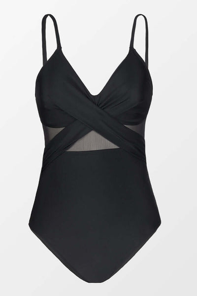 Casey | Bañador de una pieza para mujer con transparencias moldeadoras