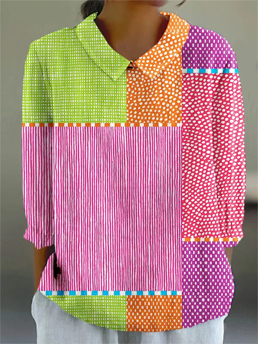 Aida | Blusa vintage colorida