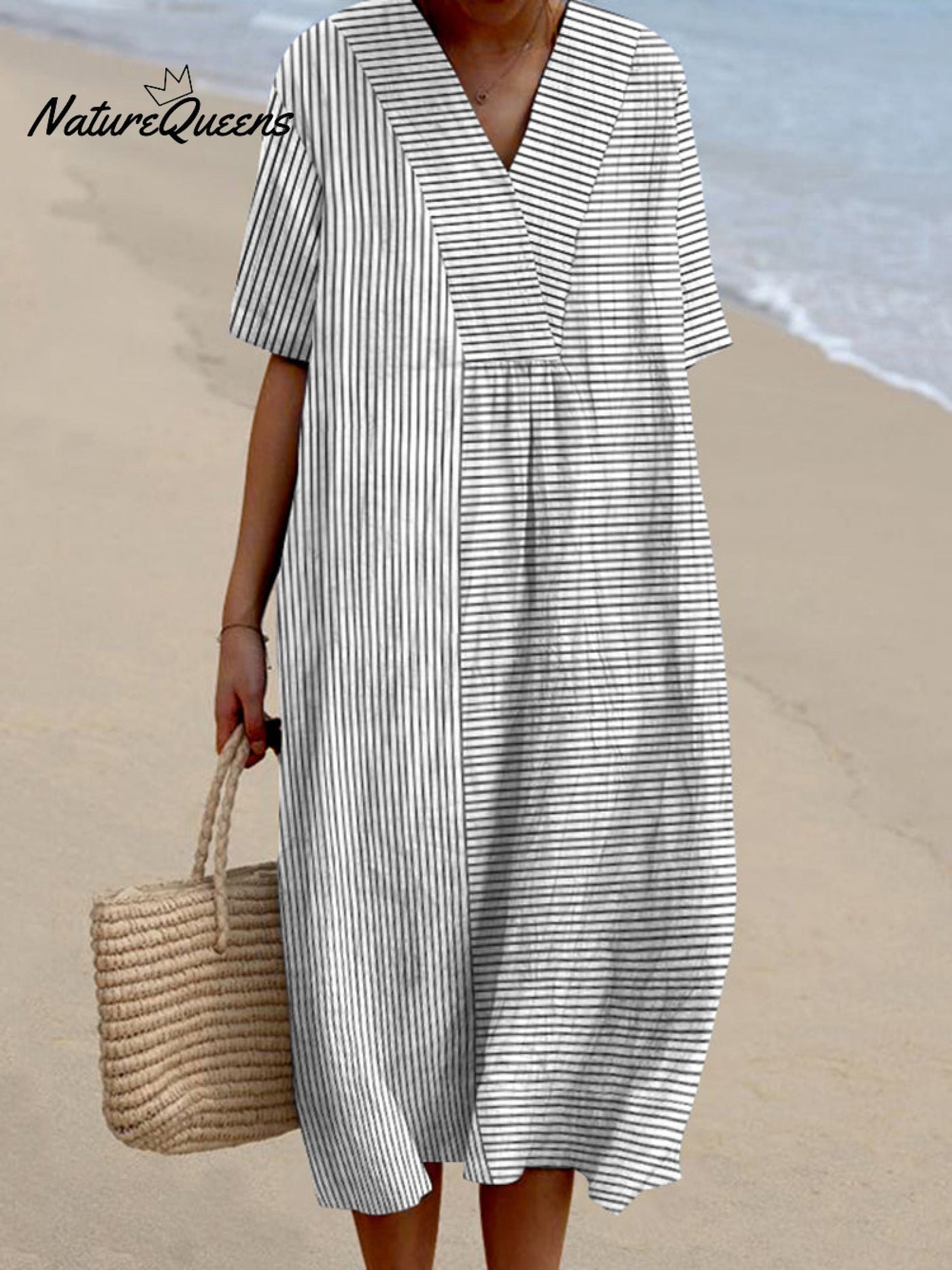 Neiva | Vestido moderno de rayas