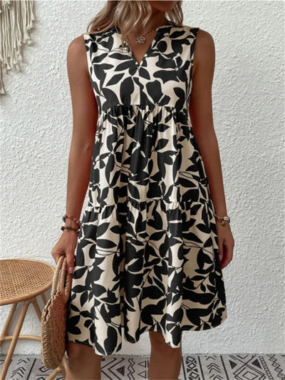 Elodia | Vestido de verano con hojas