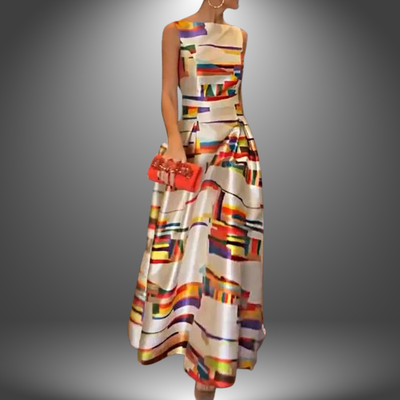 Aletta - Vestido largo casual artesanal