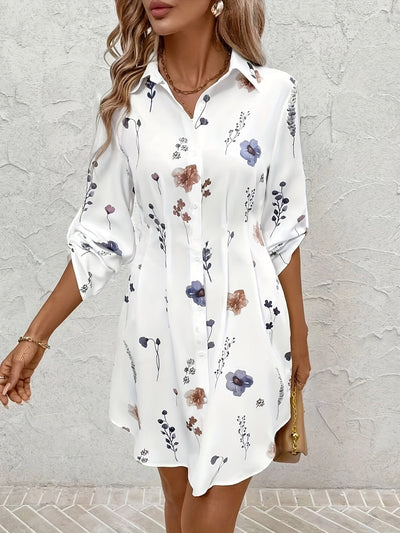 Blasa | Elegante vestido blusa con estampado floral