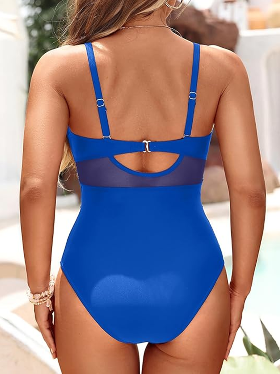Casey | Bañador de una pieza para mujer con transparencias moldeadoras