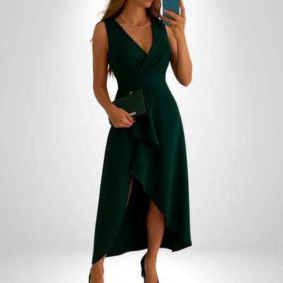 Kesare | Elegante vestido cruzado con escote en V
