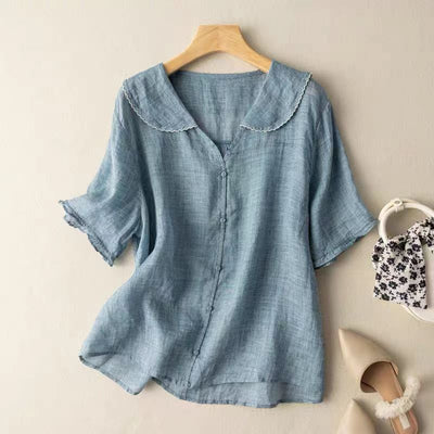 Mila | Blusa vintage con detalle de botones