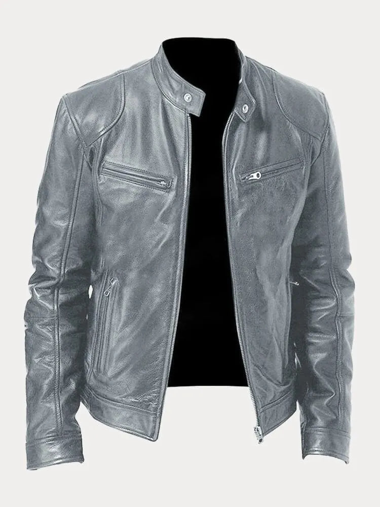 Leandro | Chaqueta de Cuero Elegante