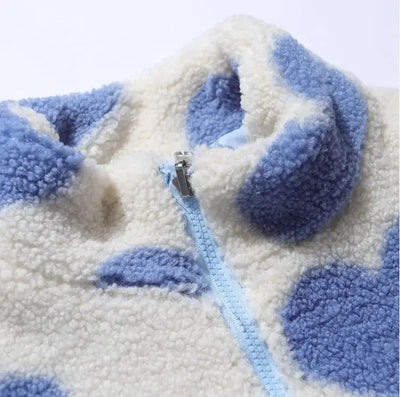 Monica | Chaqueta reversible con corazones