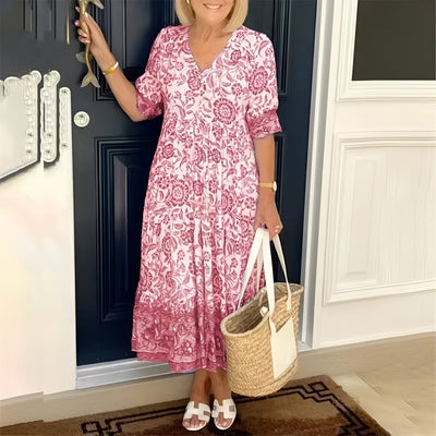 Zuri | Vestido Bohemio con Escote en Forma de V