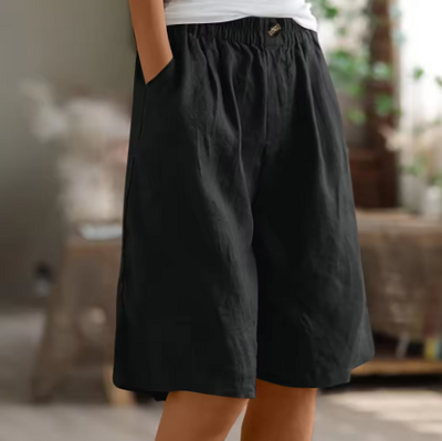 Jara - Pantalones cortos holgados de algodón