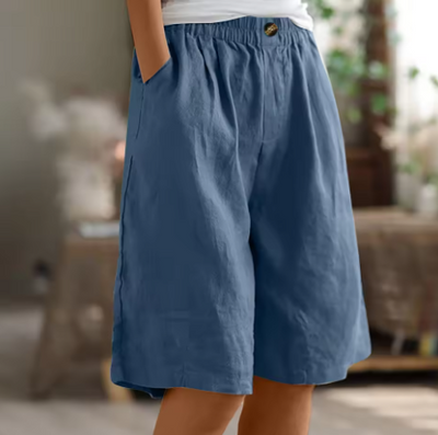 Jara - Pantalones cortos holgados de algodón