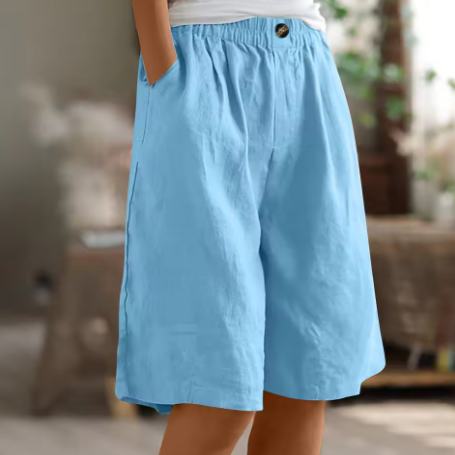 Jara - Pantalones cortos holgados de algodón