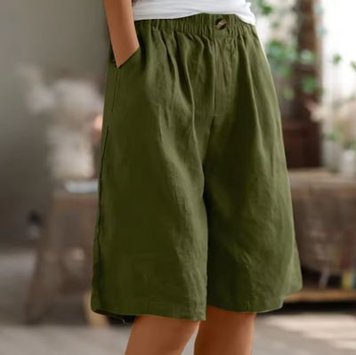 Jara - Pantalones cortos holgados de algodón