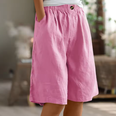 Jara - Pantalones cortos holgados de algodón