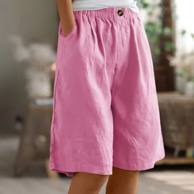 Jara - Pantalones cortos holgados de algodón