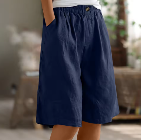 Jara - Pantalones cortos holgados de algodón