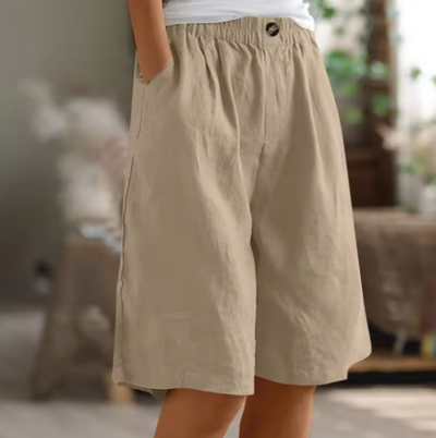 Jara - Pantalones cortos holgados de algodón