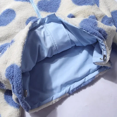 Monica | Chaqueta reversible con corazones