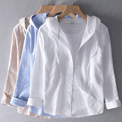 Graciela - Blusa ligera con capucha