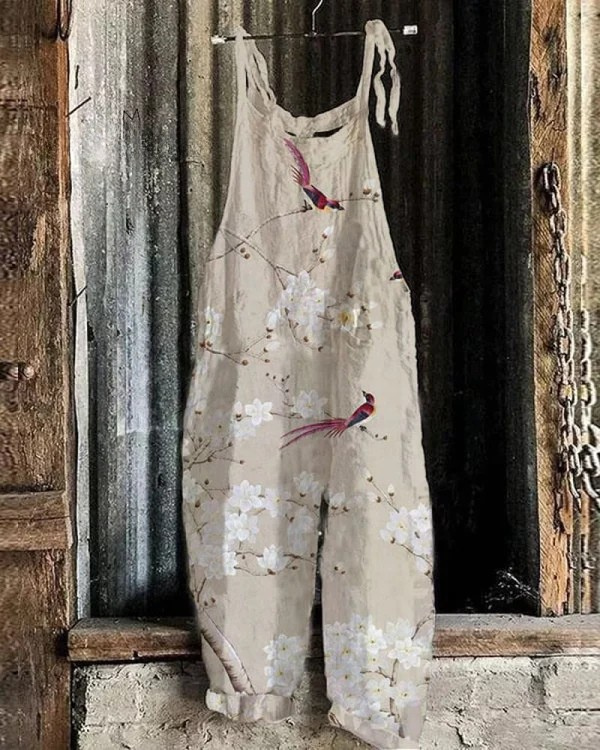 Elvera | Mono vintage floral: estilo elegante y comodidad para mujer
