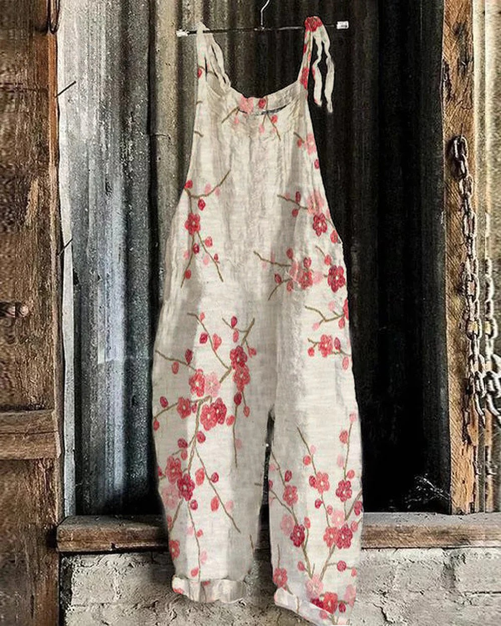 Puebla | Mono floral vintage: estilo elegante para mujer con comodidad y versatilidad