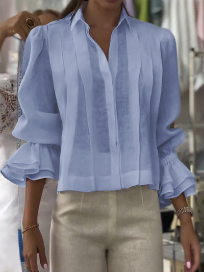 Alyss | Blusa con solapa elegante