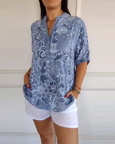 Charie | Blusa con estampado floral