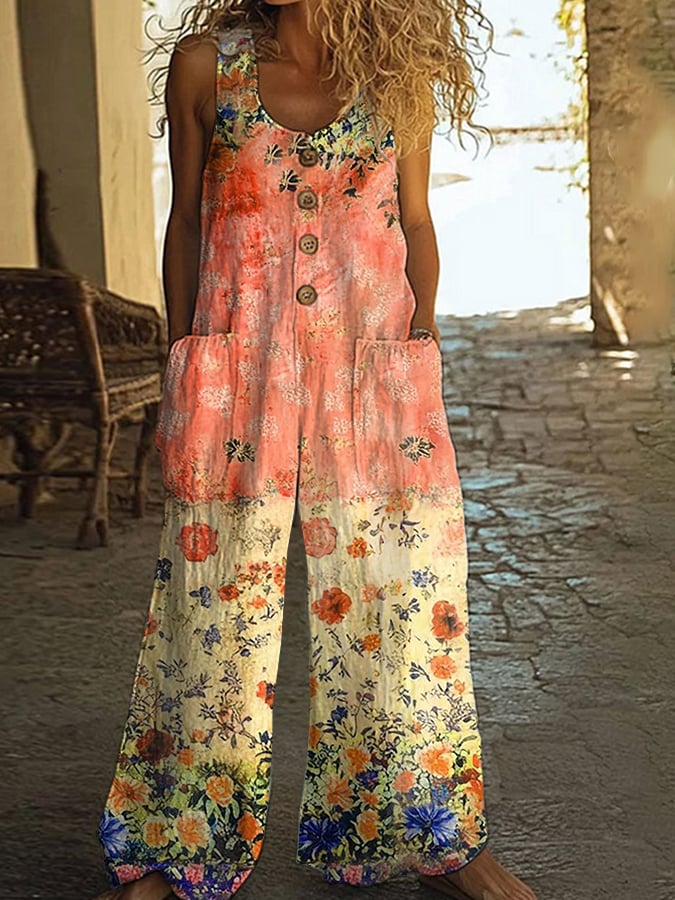 Irune | traje de patchwork floral vintage
