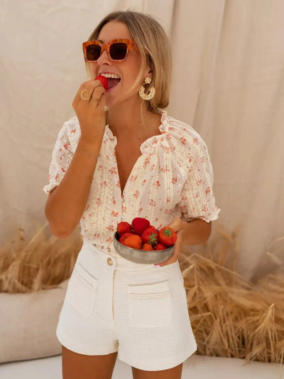 Buena | Blusa floral con encanto veraniego