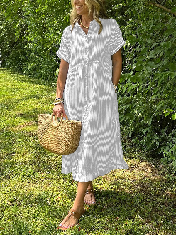 Belicia | Vestido relajado a rayas