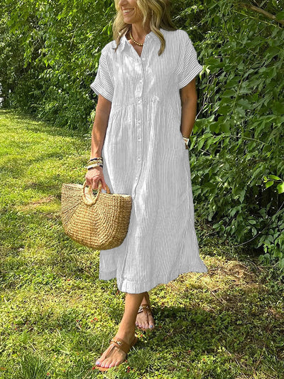 Belicia | Vestido relajado a rayas