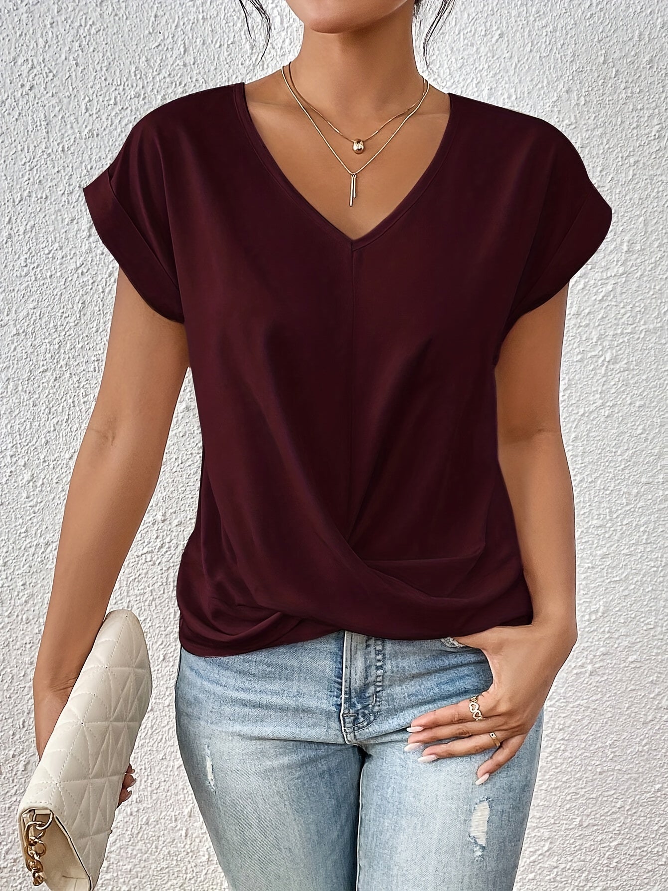 Clara | Camiseta elegante de caída suave